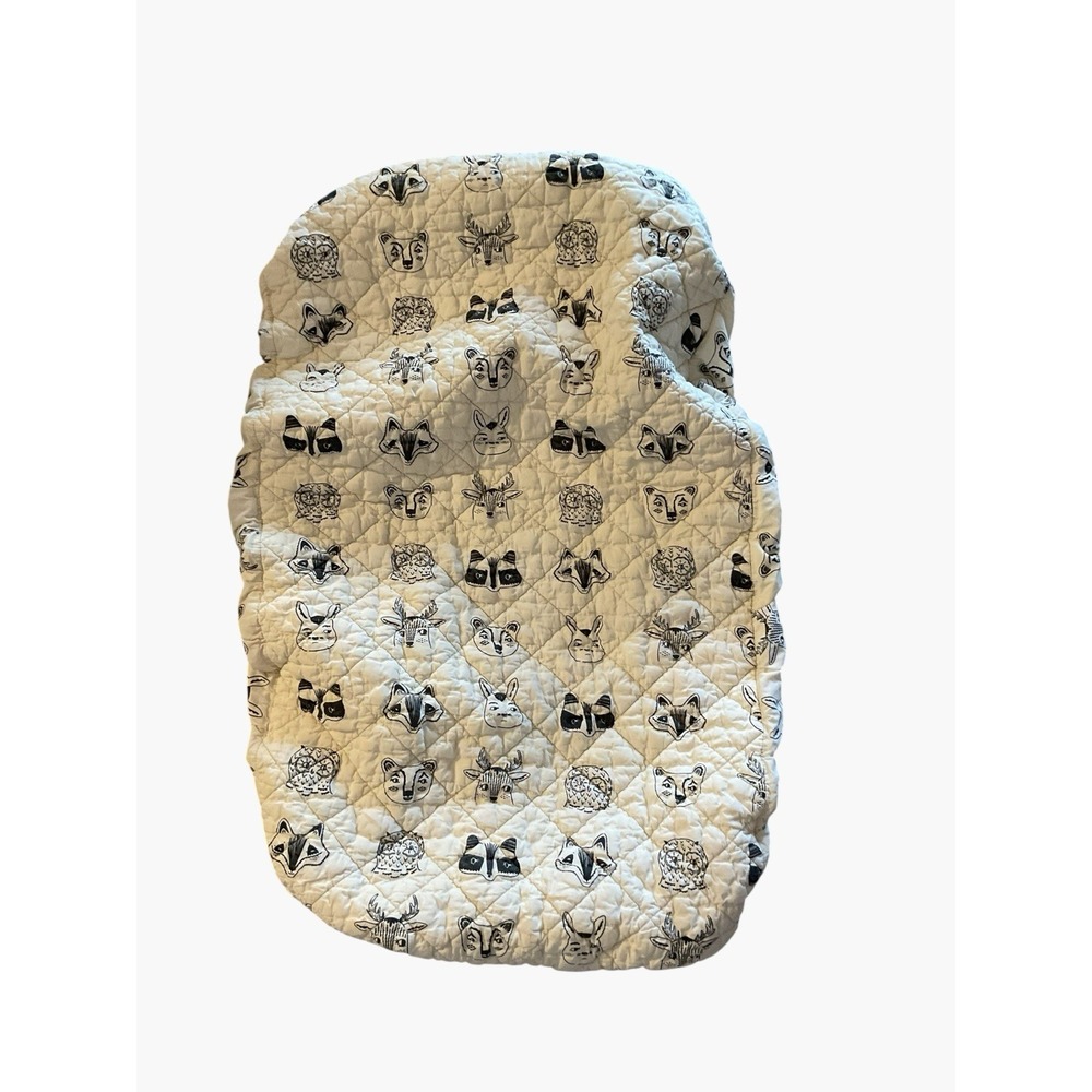 Crate & Barrel Kids Organic Roxy Marj Woodland Changing Pad Cover